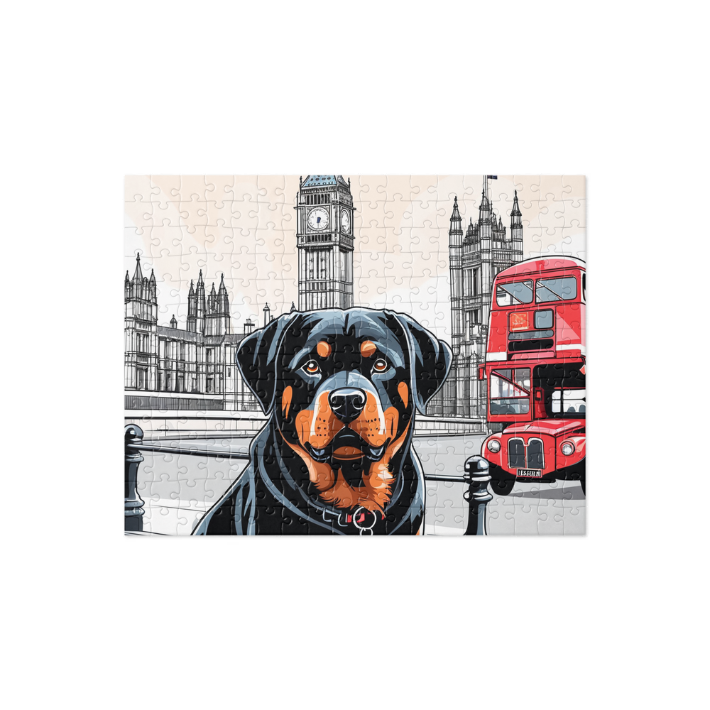 PugMug Custom Rottweiler Jigsaw Puzzle