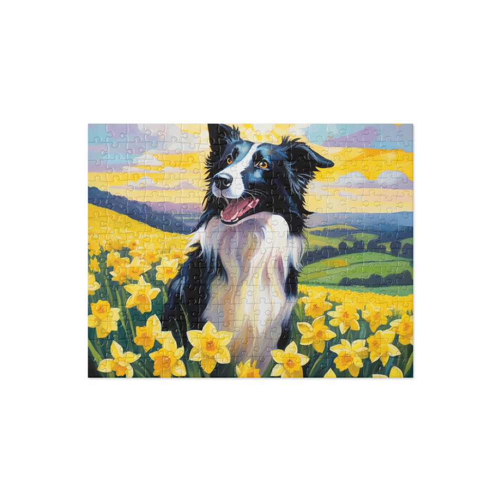 PugMug Custom Border Collie Jigsaw Puzzle