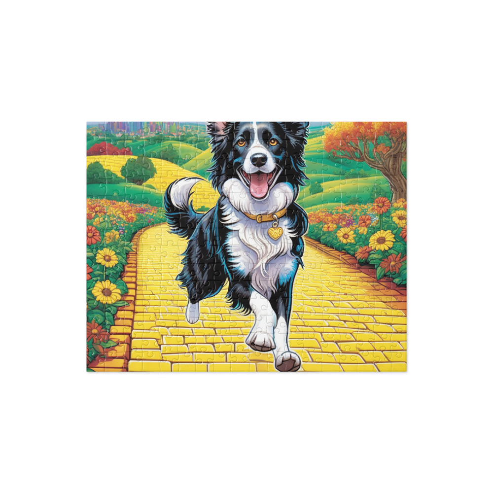 PugMug Custom Border Collie Jigsaw Puzzle