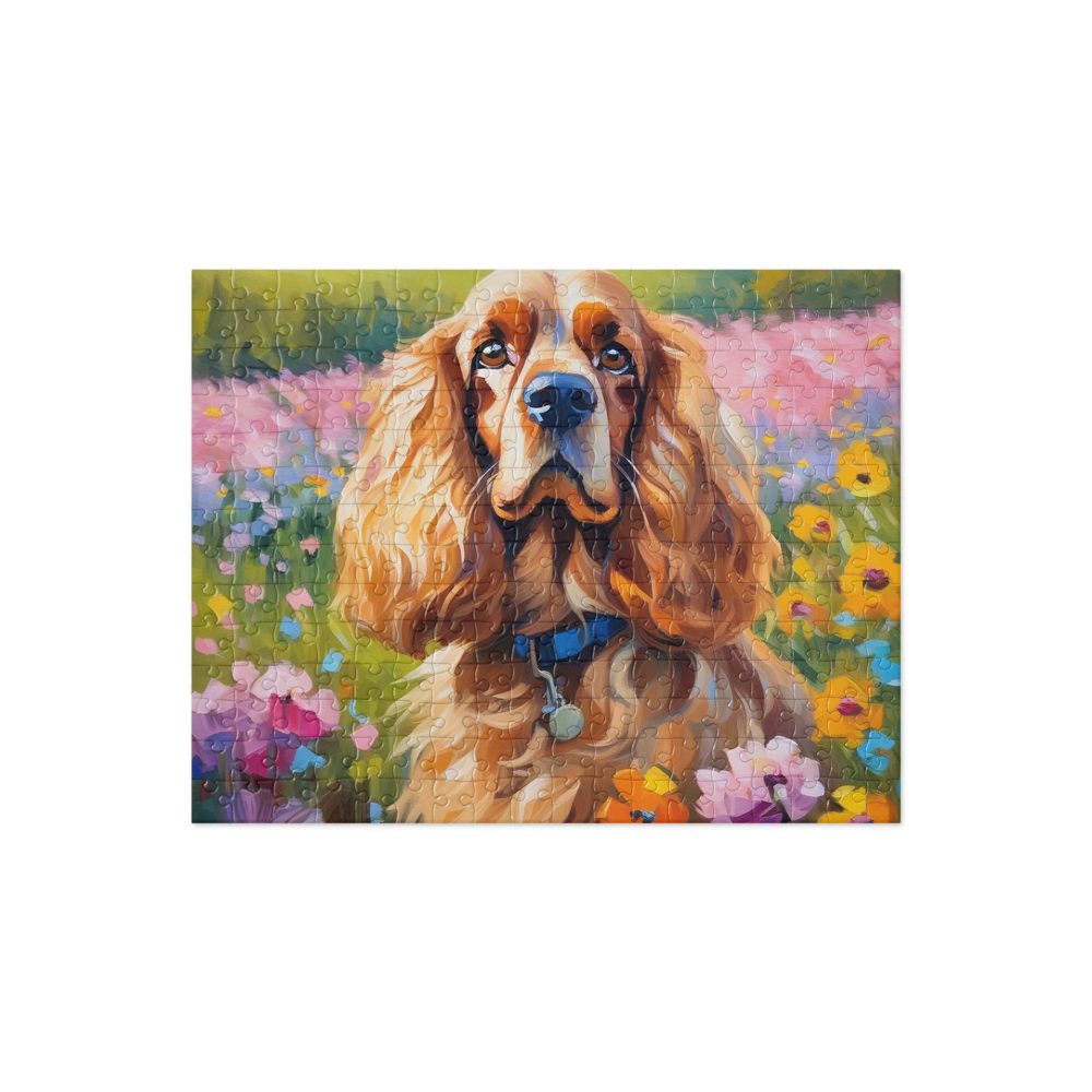 PugMug Custom Cocker Spaniel Jigsaw Puzzle