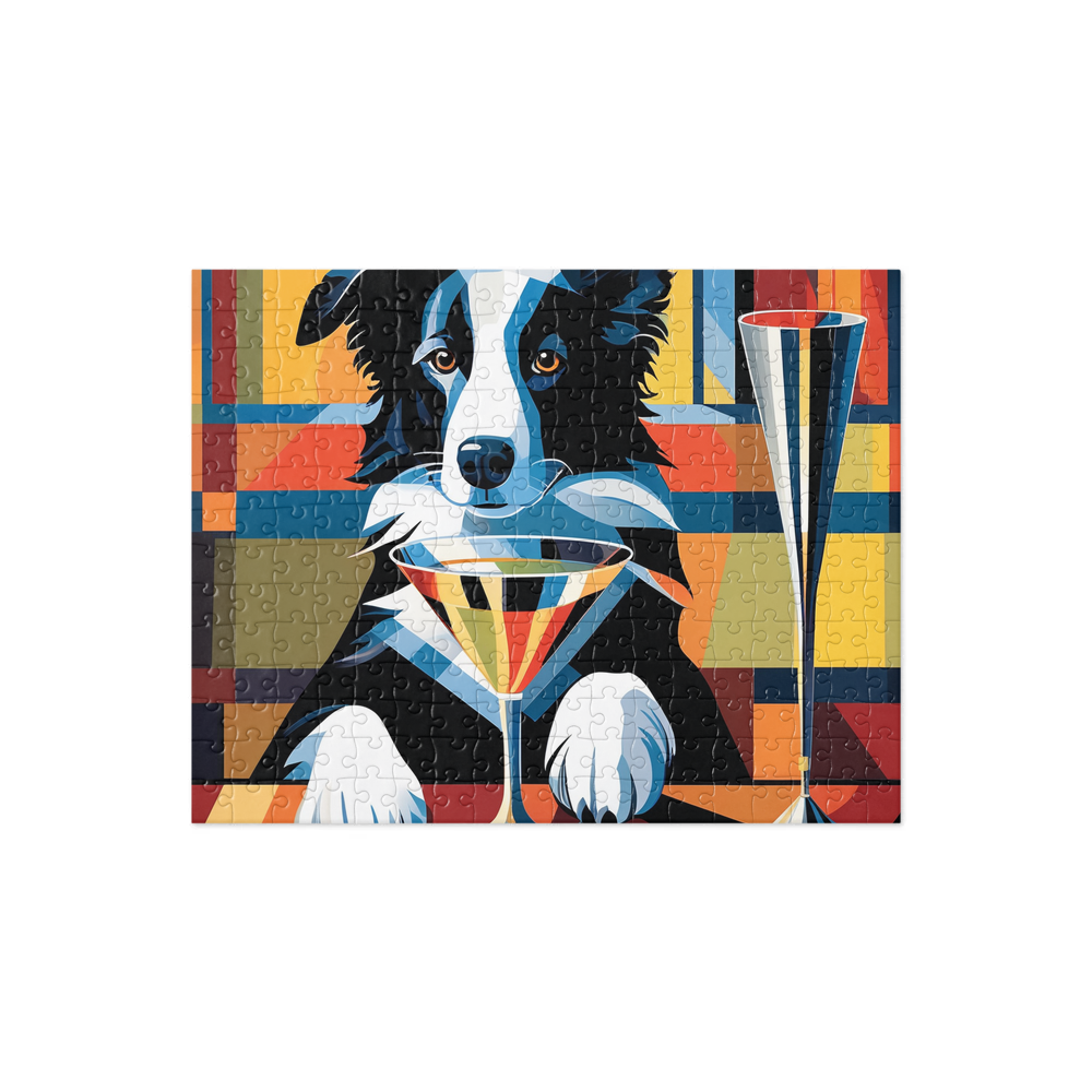 PugMug Custom Border Collie Jigsaw Puzzle