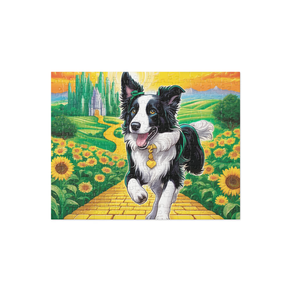 PugMug Custom Border Collie Jigsaw Puzzle