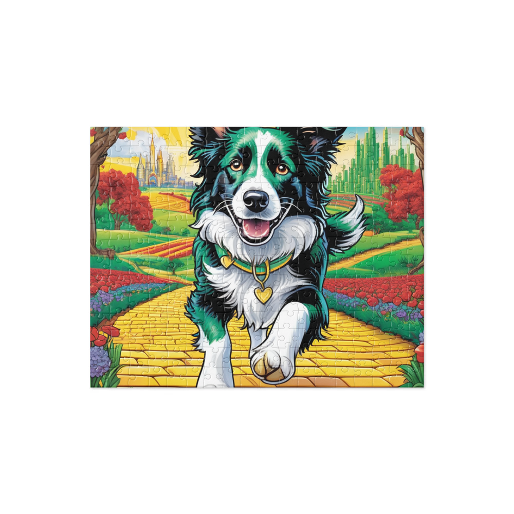 PugMug Custom Border Collie Jigsaw Puzzle