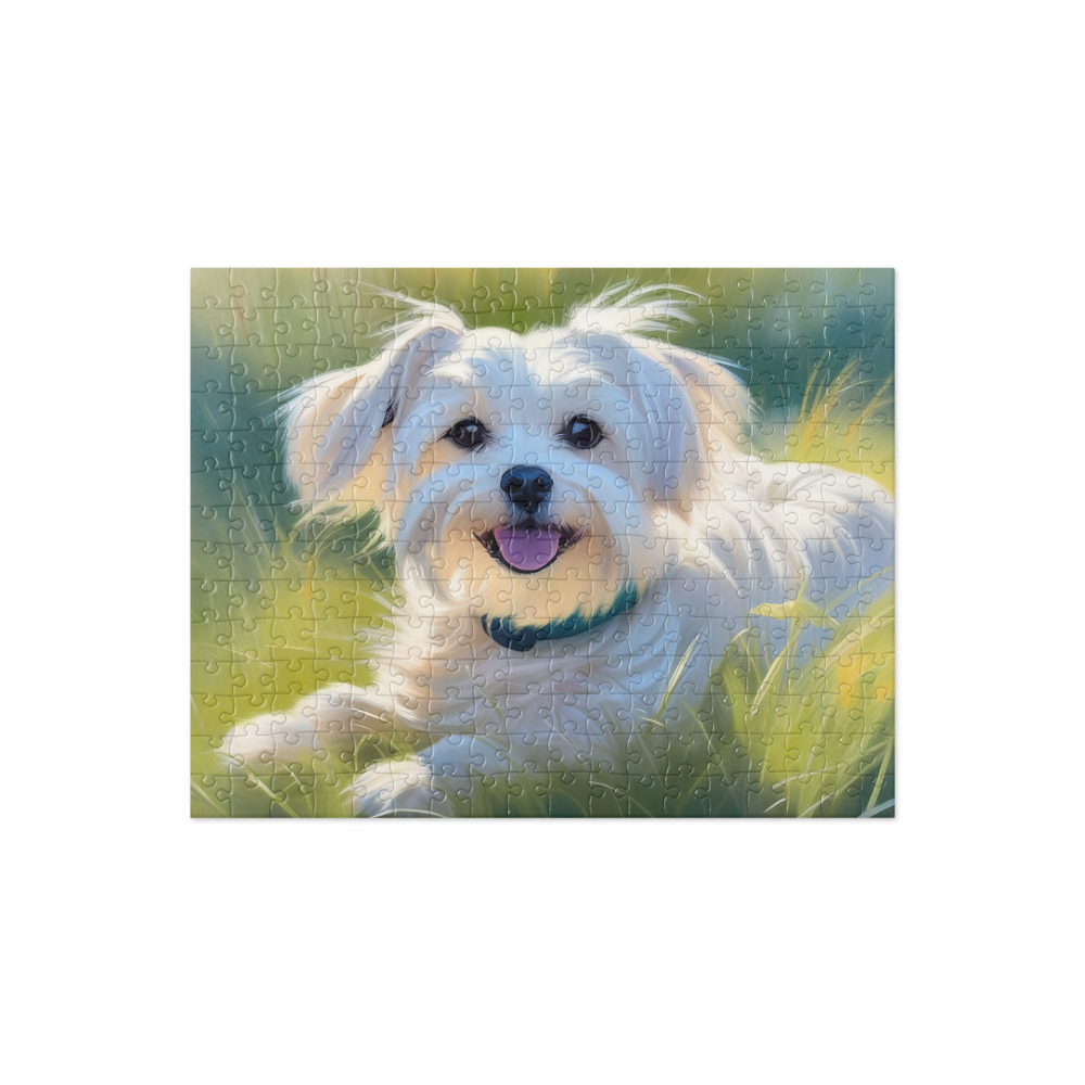 PugMug Custom Maltese Dog Jigsaw Puzzle