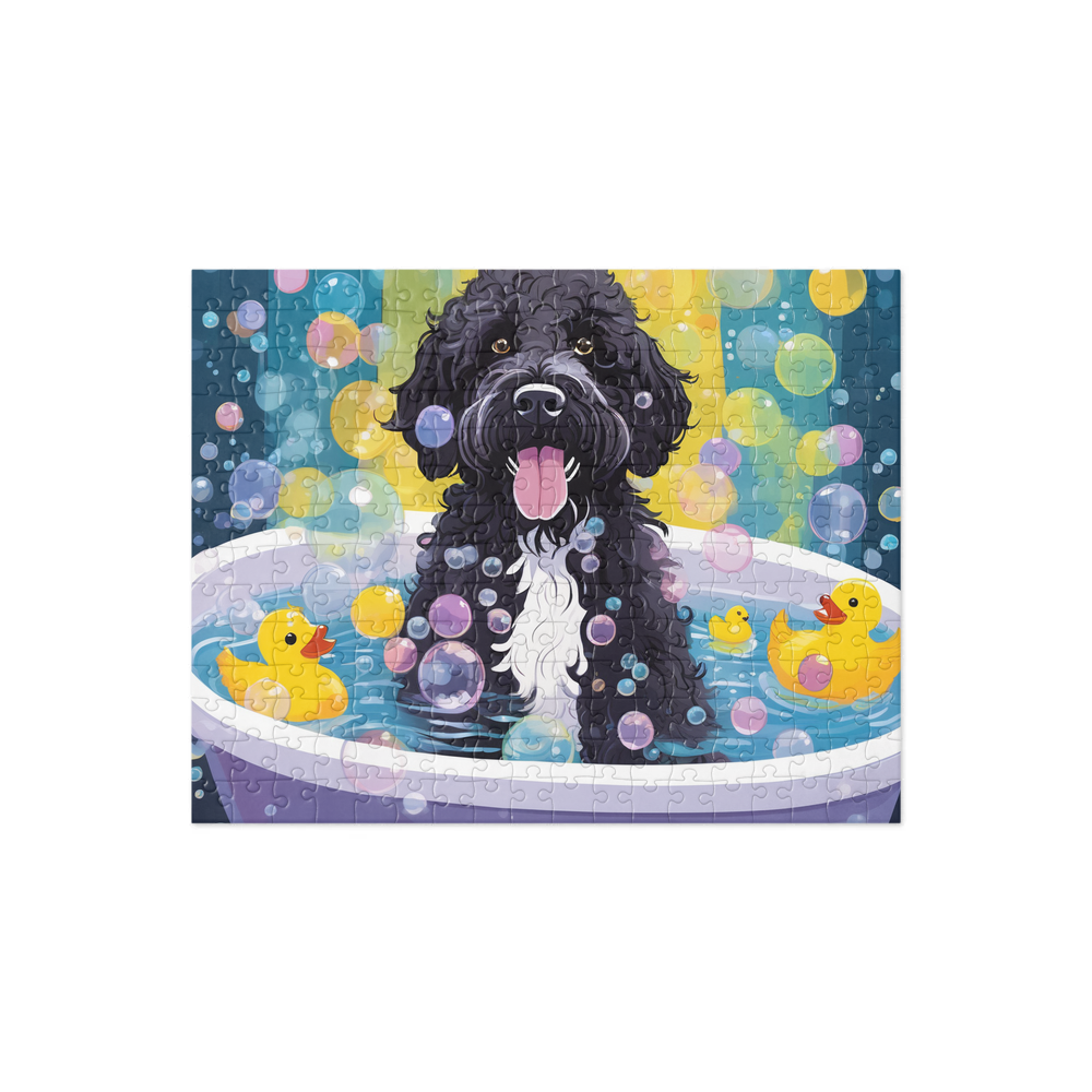 PugMug Custom Portuguese Water Dog Jigsaw Puzzle
