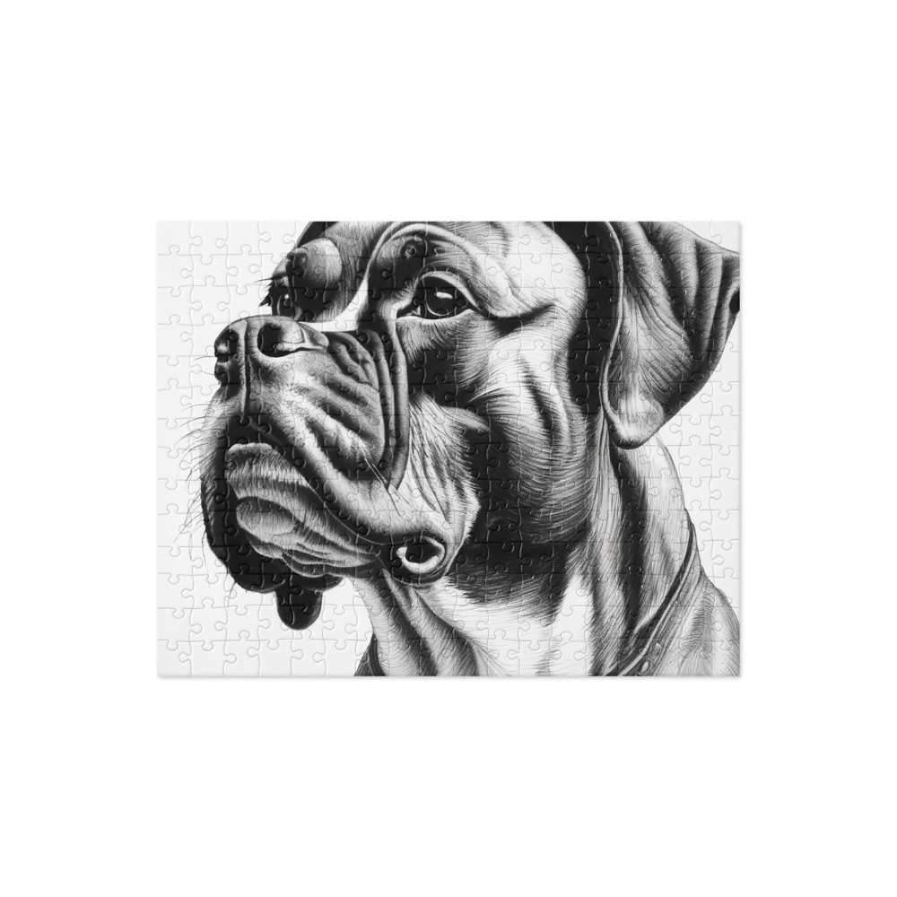 PugMug Custom Boxer Dog Jigsaw Puzzle