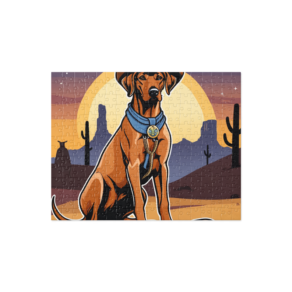 PugMug Custom Rhodesian Ridgeback Jigsaw Puzzle