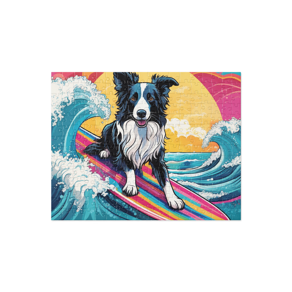 PugMug Custom Border Collie Jigsaw Puzzle