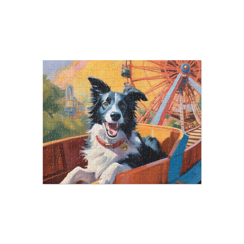 PugMug Custom Border Collie Jigsaw Puzzle