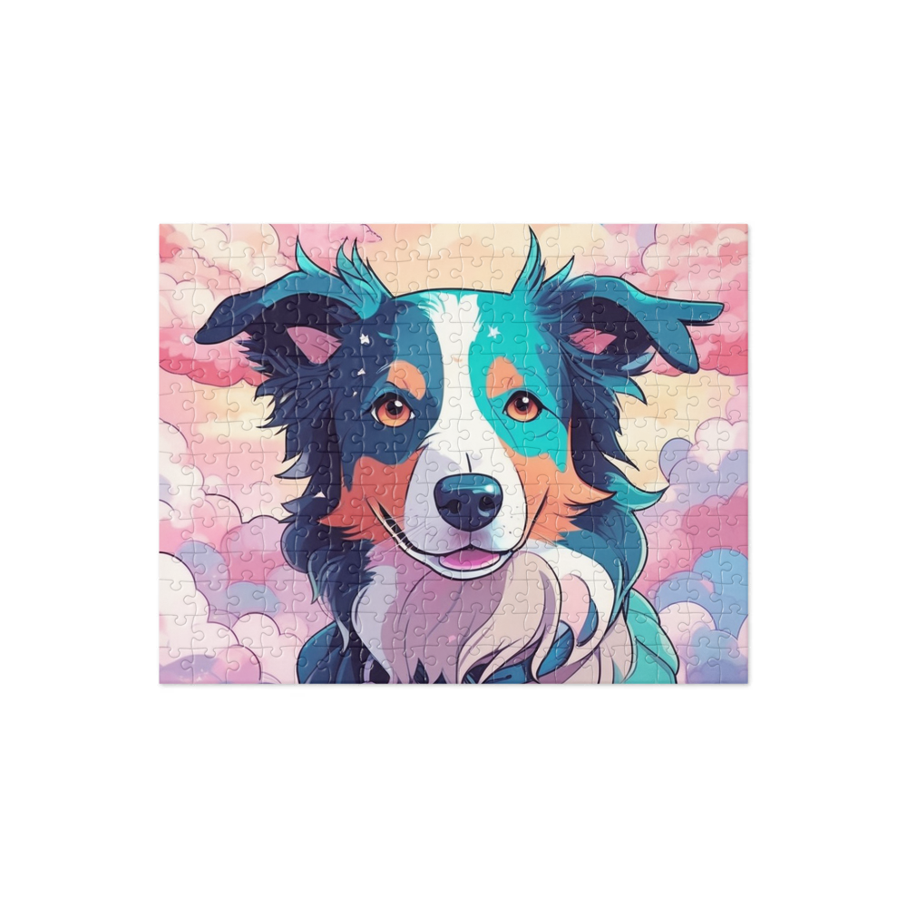 PugMug Custom Border Collie Jigsaw Puzzle