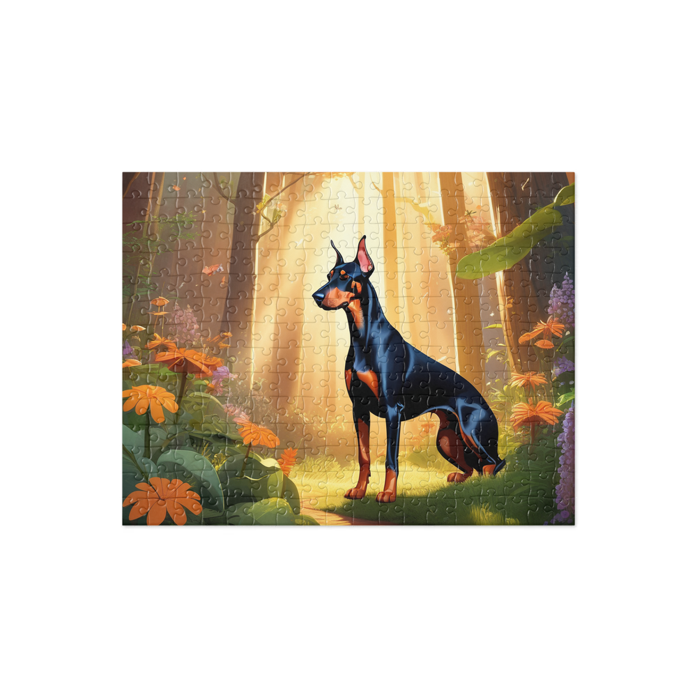 PugMug Custom Doberman Pinscher Jigsaw Puzzle