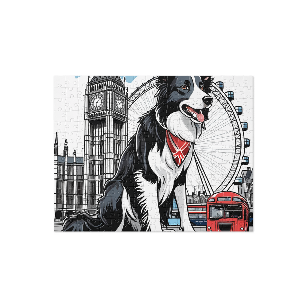 PugMug Custom Border Collie Jigsaw Puzzle
