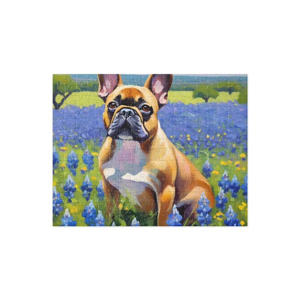 PugMug Custom Tan French Bulldog Jigsaw Puzzle