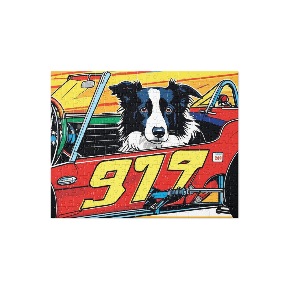 PugMug Custom Border Collie Jigsaw Puzzle