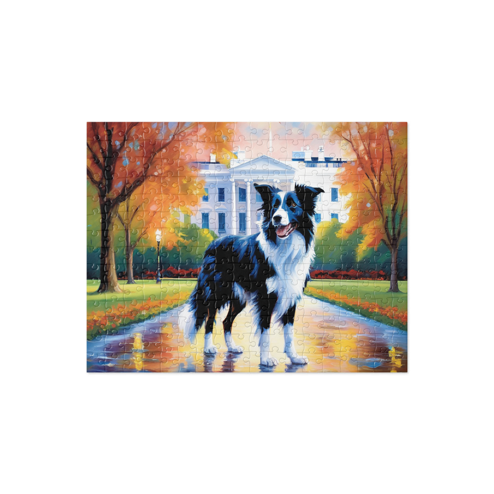 PugMug Custom Border Collie Jigsaw Puzzle