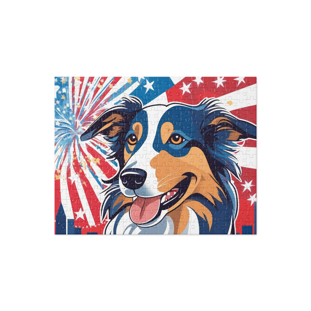 PugMug Custom Collie Jigsaw Puzzle