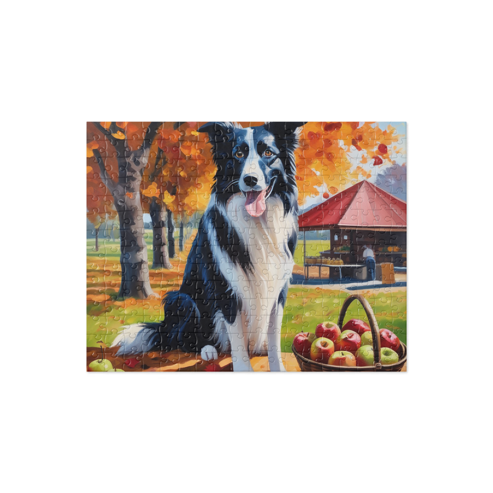 PugMug Custom Border Collie Jigsaw Puzzle