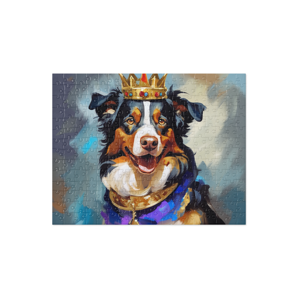 PugMug Custom Miniature American Shepherd Jigsaw Puzzle