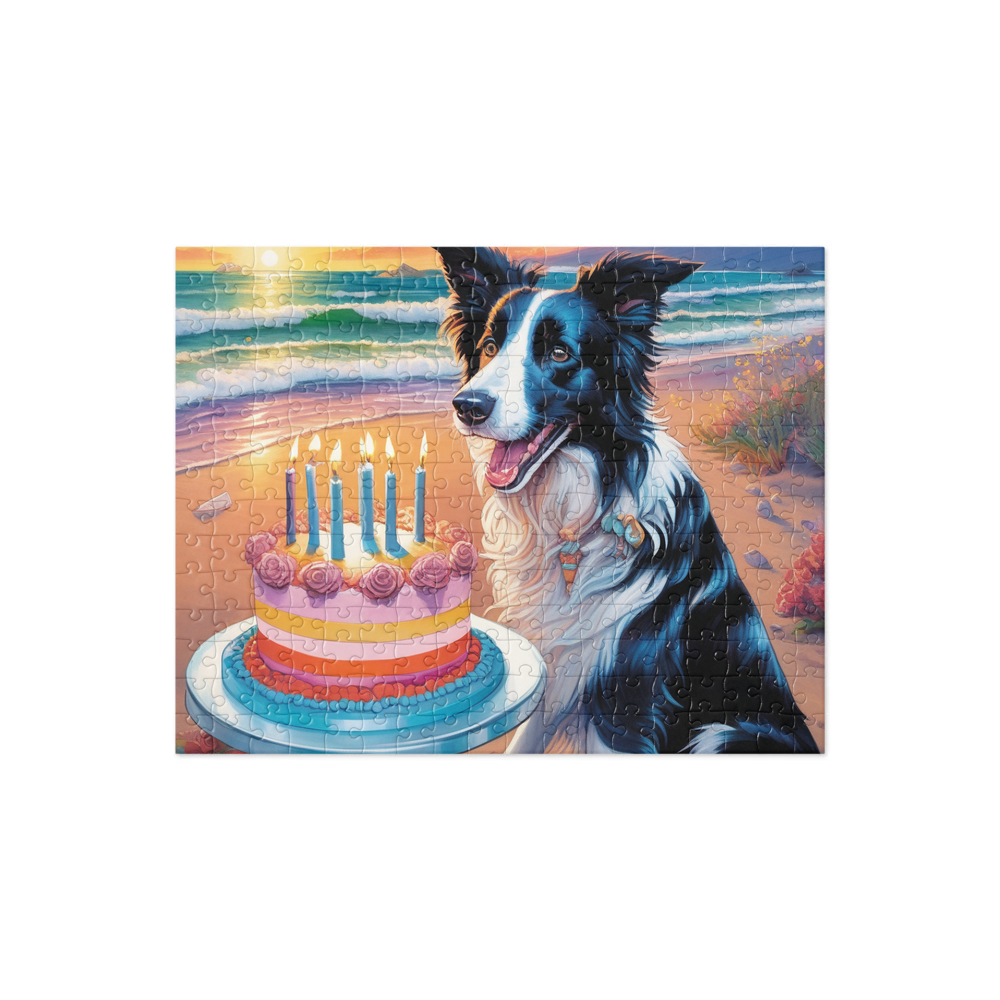 PugMug Custom Border Collie Jigsaw Puzzle