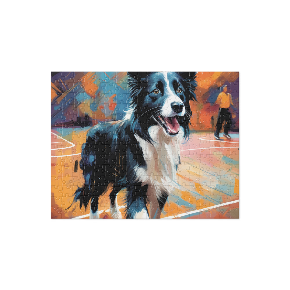 PugMug Custom Border Collie Jigsaw Puzzle