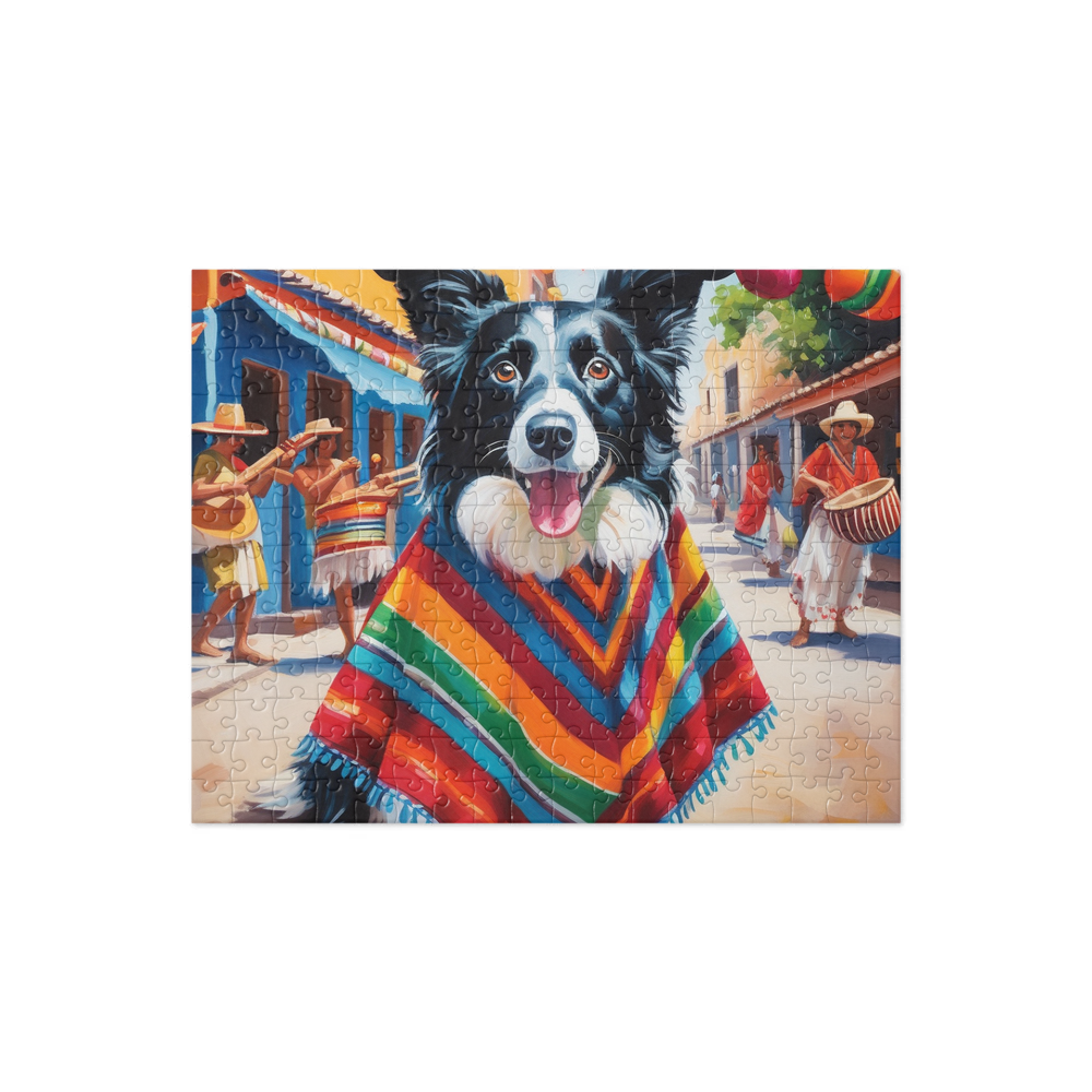 PugMug Custom Border Collie Jigsaw Puzzle
