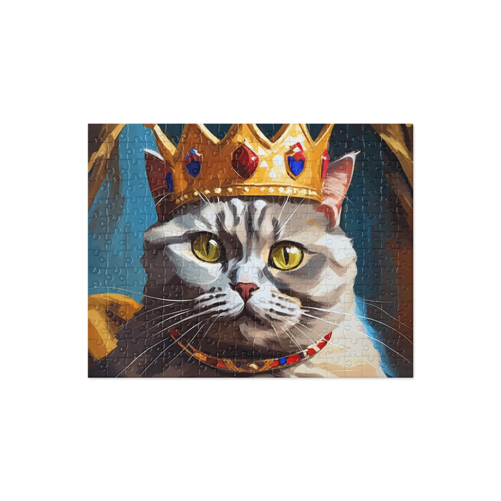 PugMug Custom Tabby British Shorthair Cat Jigsaw Puzzle