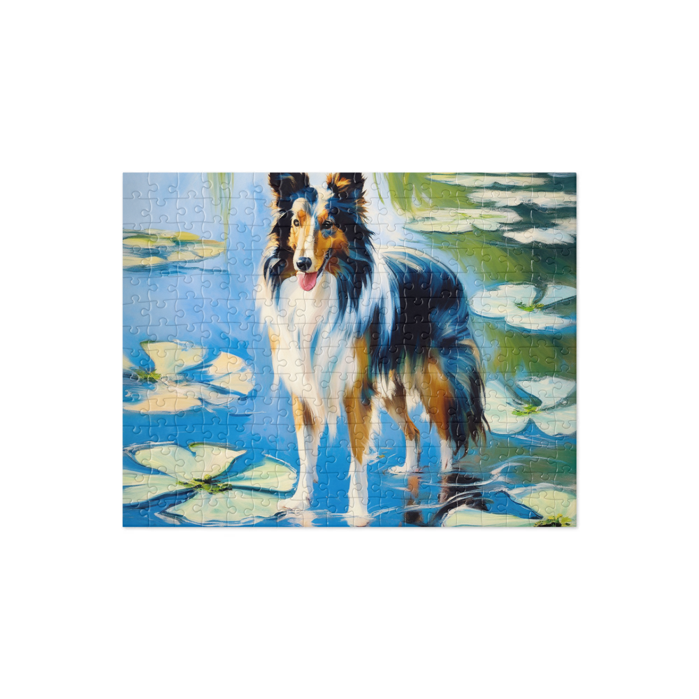 PugMug Custom Collie Jigsaw Puzzle