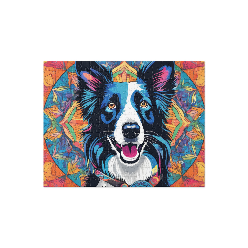 PugMug Custom Border Collie Jigsaw Puzzle