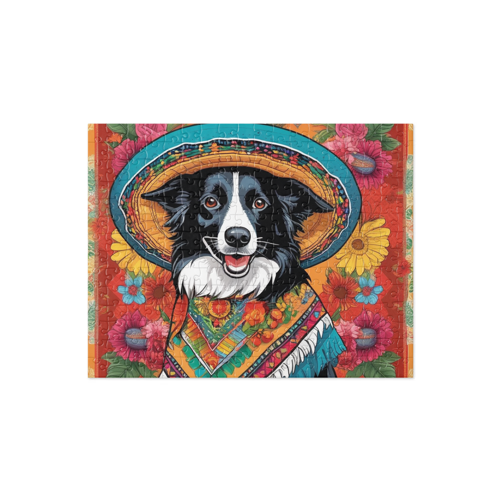 PugMug Custom Border Collie Jigsaw Puzzle