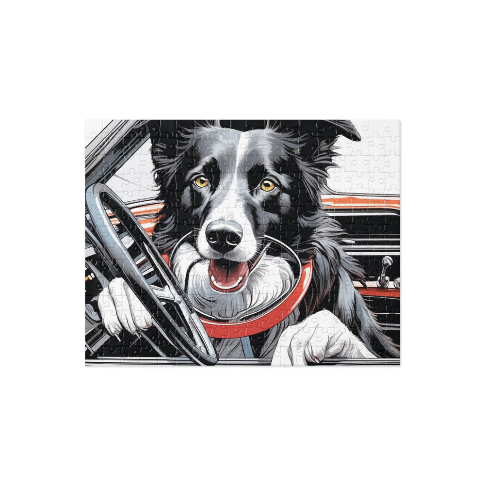 PugMug Custom Border Collie Jigsaw Puzzle