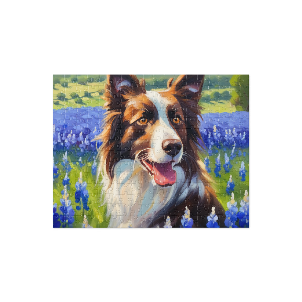 PugMug Custom Border Collie Jigsaw Puzzle