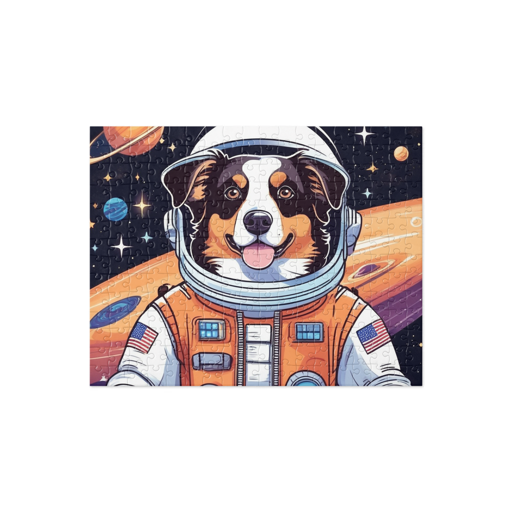 PugMug Custom Miniature American Shepherd Jigsaw Puzzle