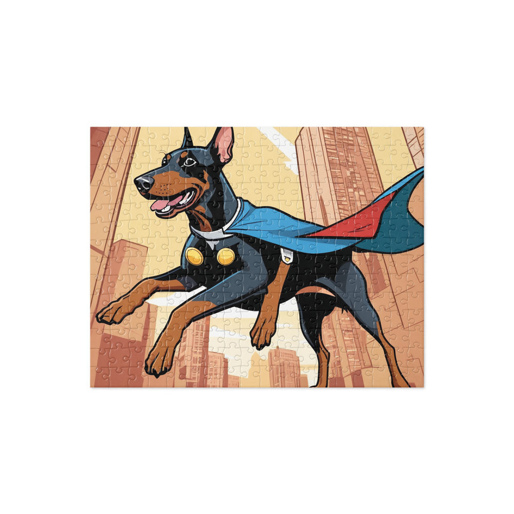 PugMug Custom Doberman Pinscher Jigsaw Puzzle