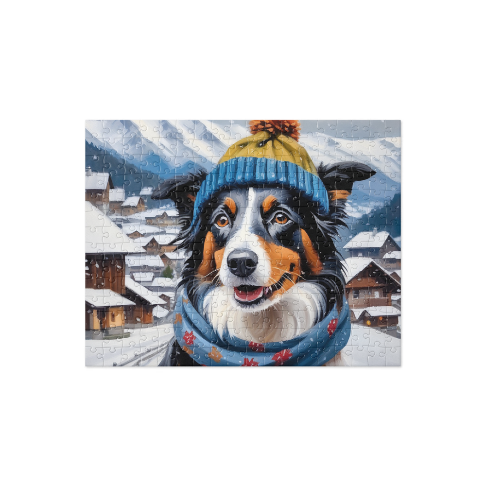 PugMug Custom Border Collie Jigsaw Puzzle