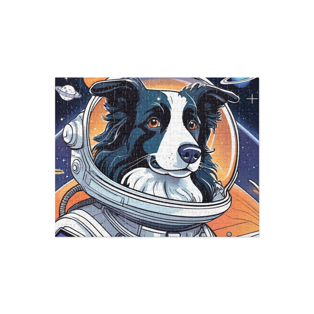 PugMug Custom Border Collie Jigsaw Puzzle