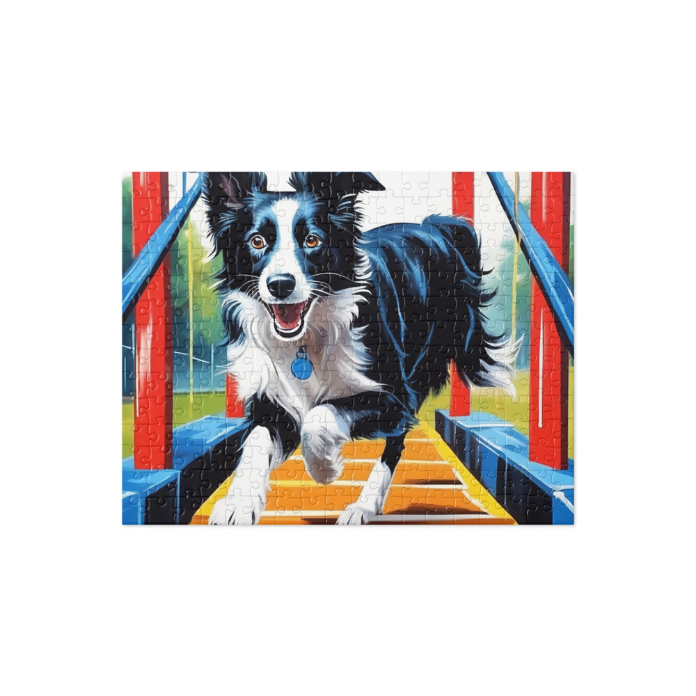 PugMug Custom Border Collie Jigsaw Puzzle