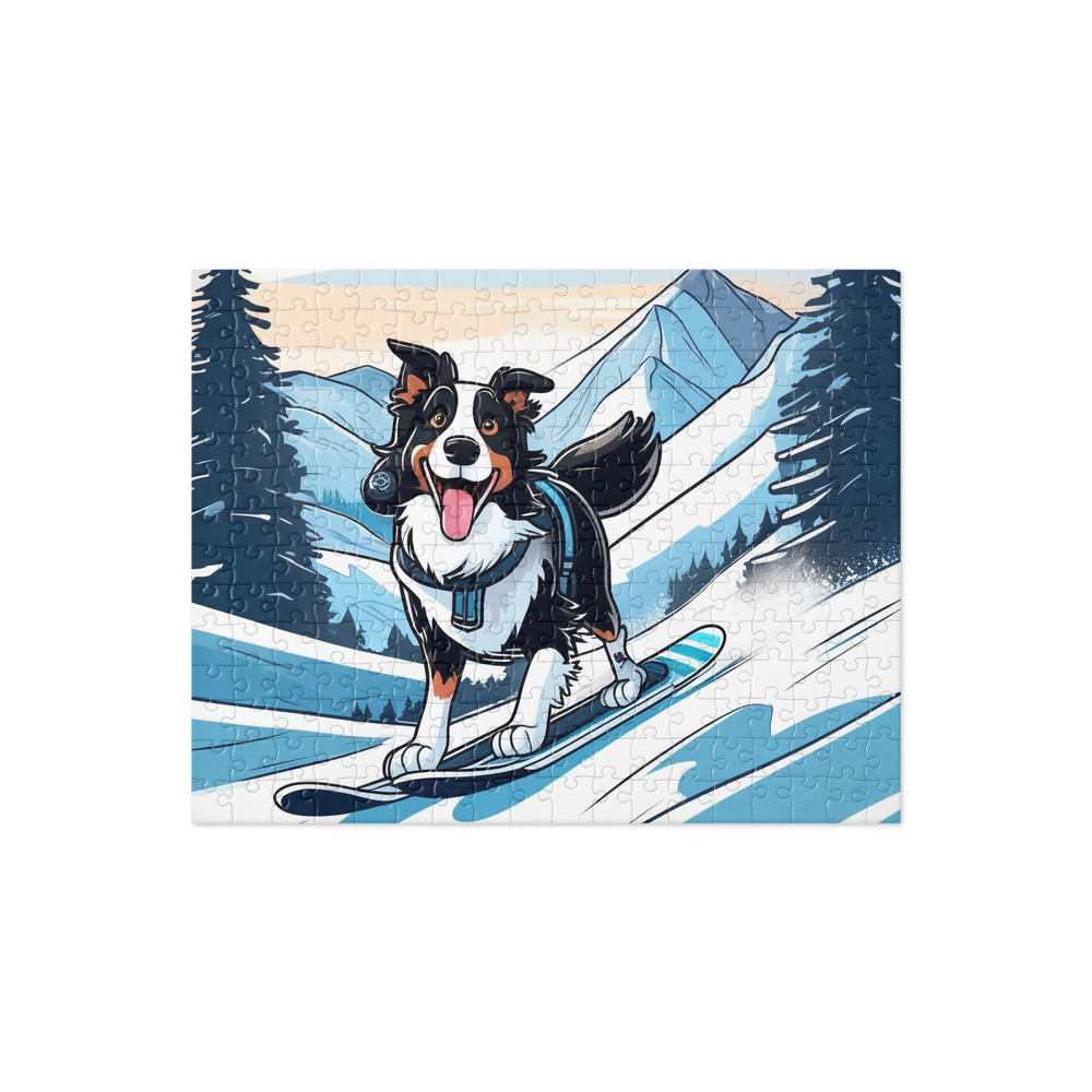 PugMug Custom Border Collie Jigsaw Puzzle