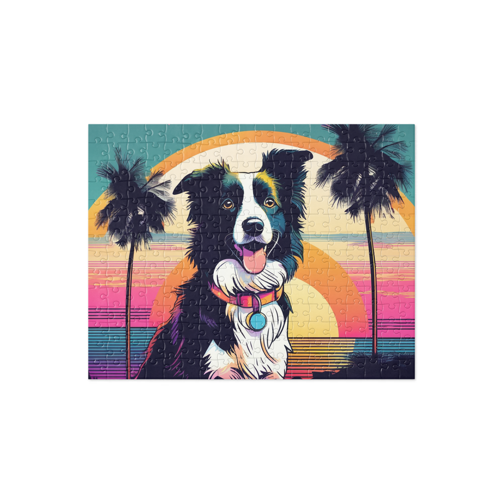 PugMug Custom Border Collie Jigsaw Puzzle