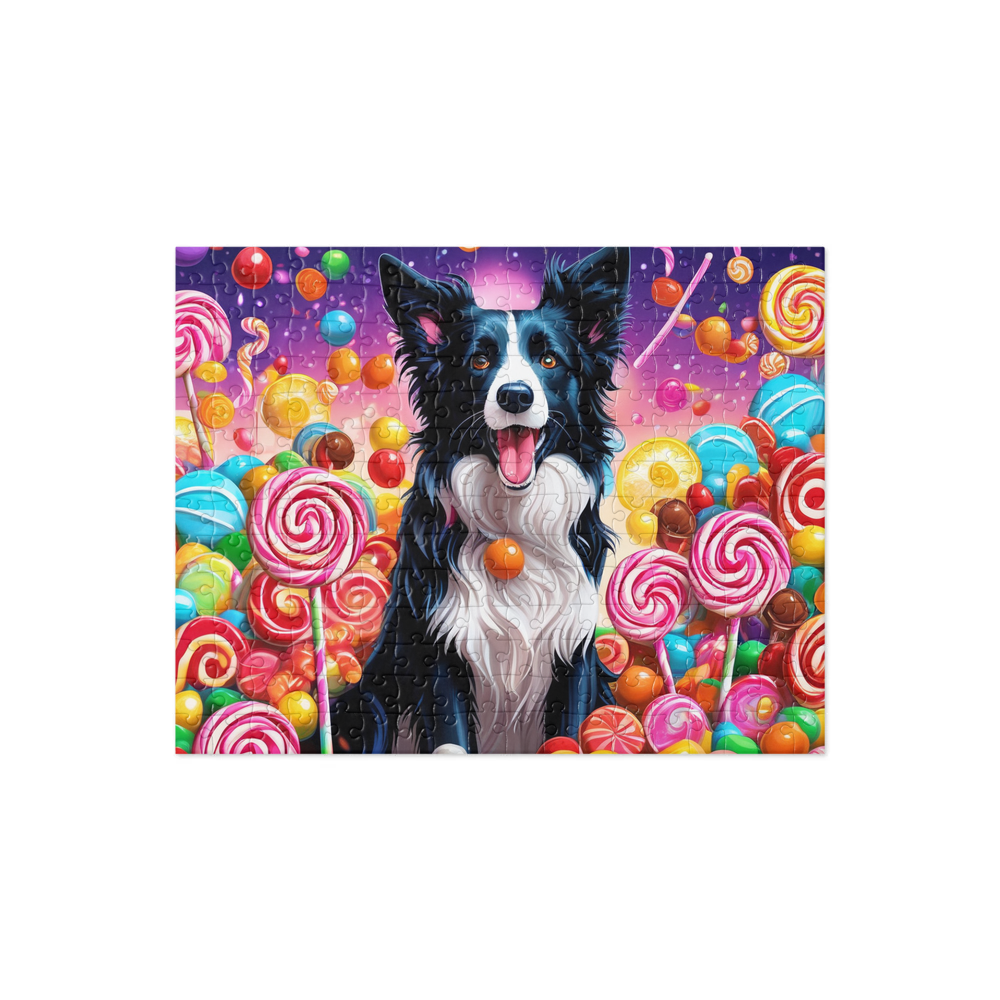 PugMug Custom Border Collie Jigsaw Puzzle