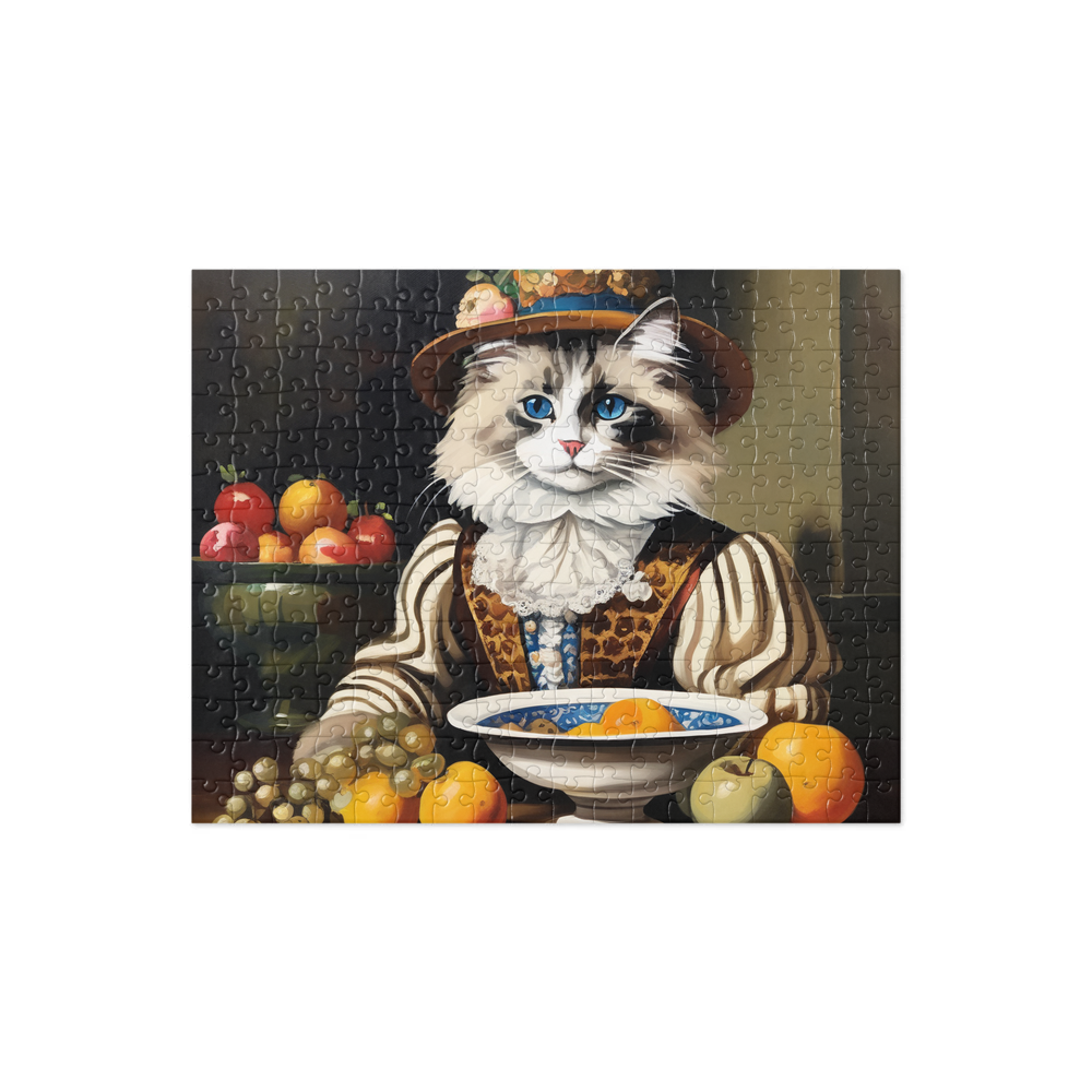 PugMug Custom Tabby Ragdoll Cat Jigsaw Puzzle