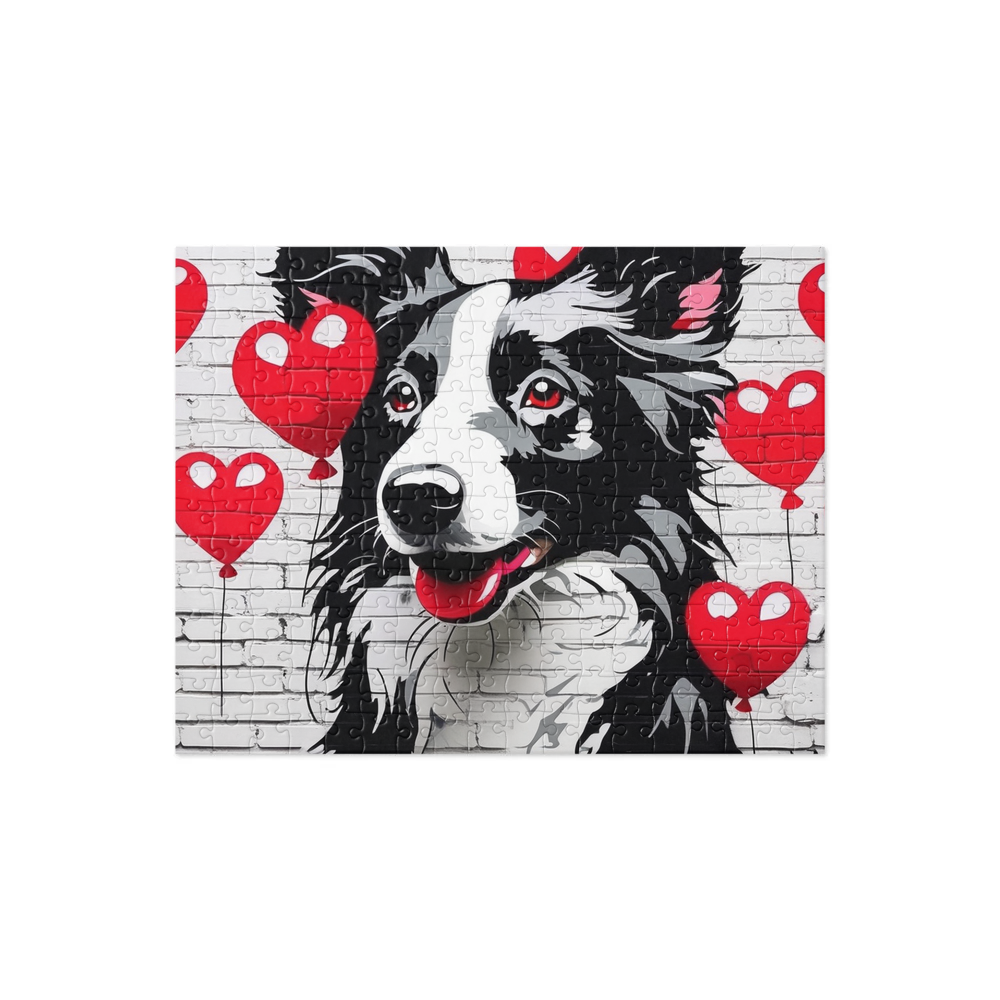 PugMug Custom Border Collie Jigsaw Puzzle