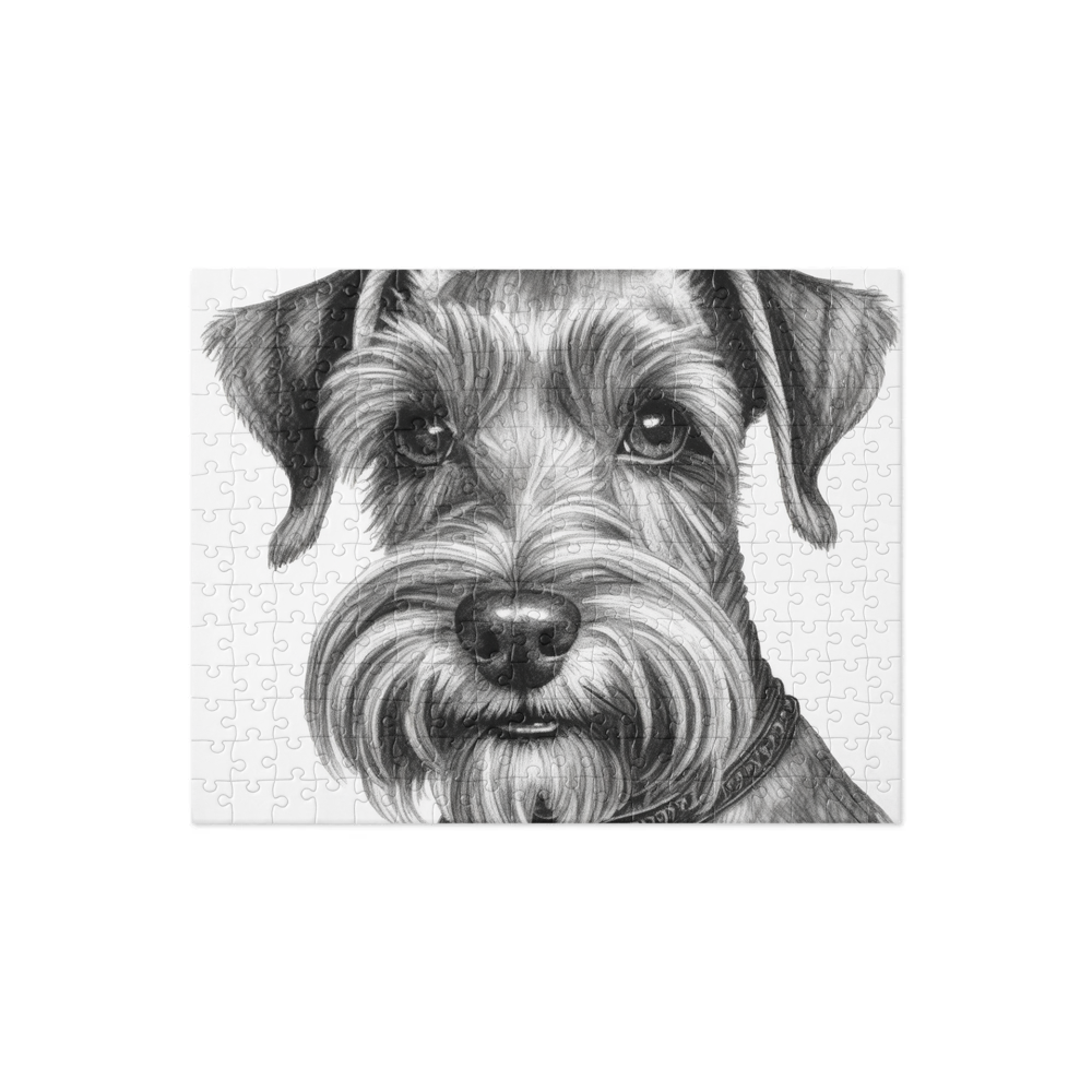 PugMug Custom Miniature Schnauzer Jigsaw Puzzle