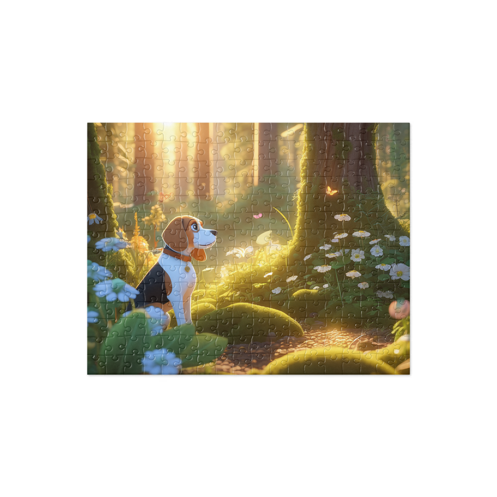 PugMug Custom Beagle Jigsaw Puzzle