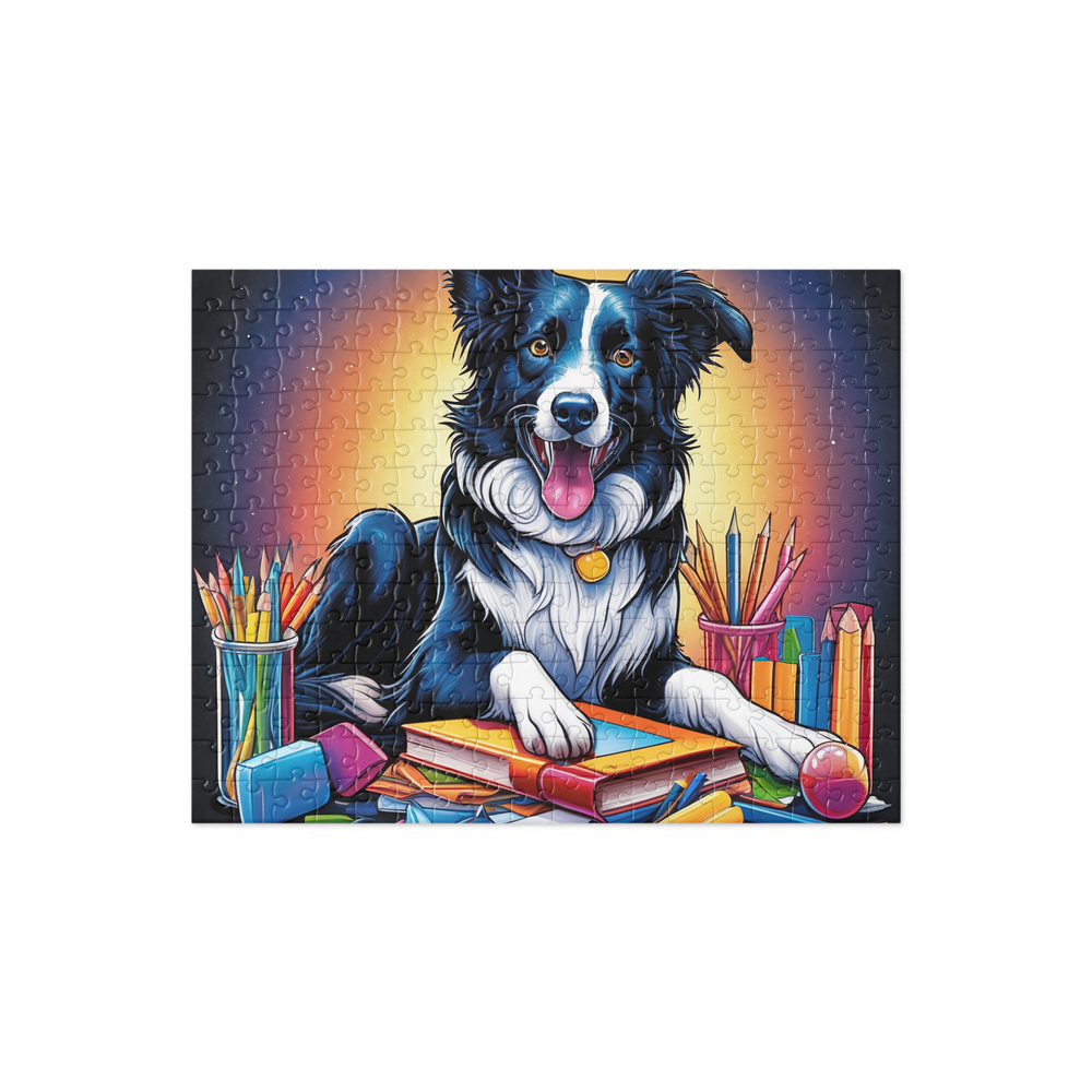 PugMug Custom Border Collie Jigsaw Puzzle