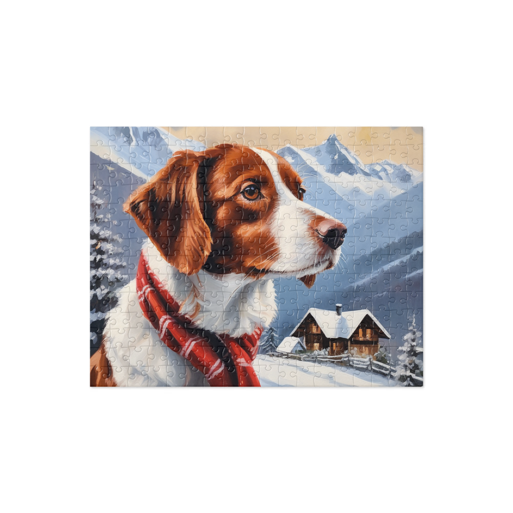 PugMug Custom Brittany Dog Jigsaw Puzzle