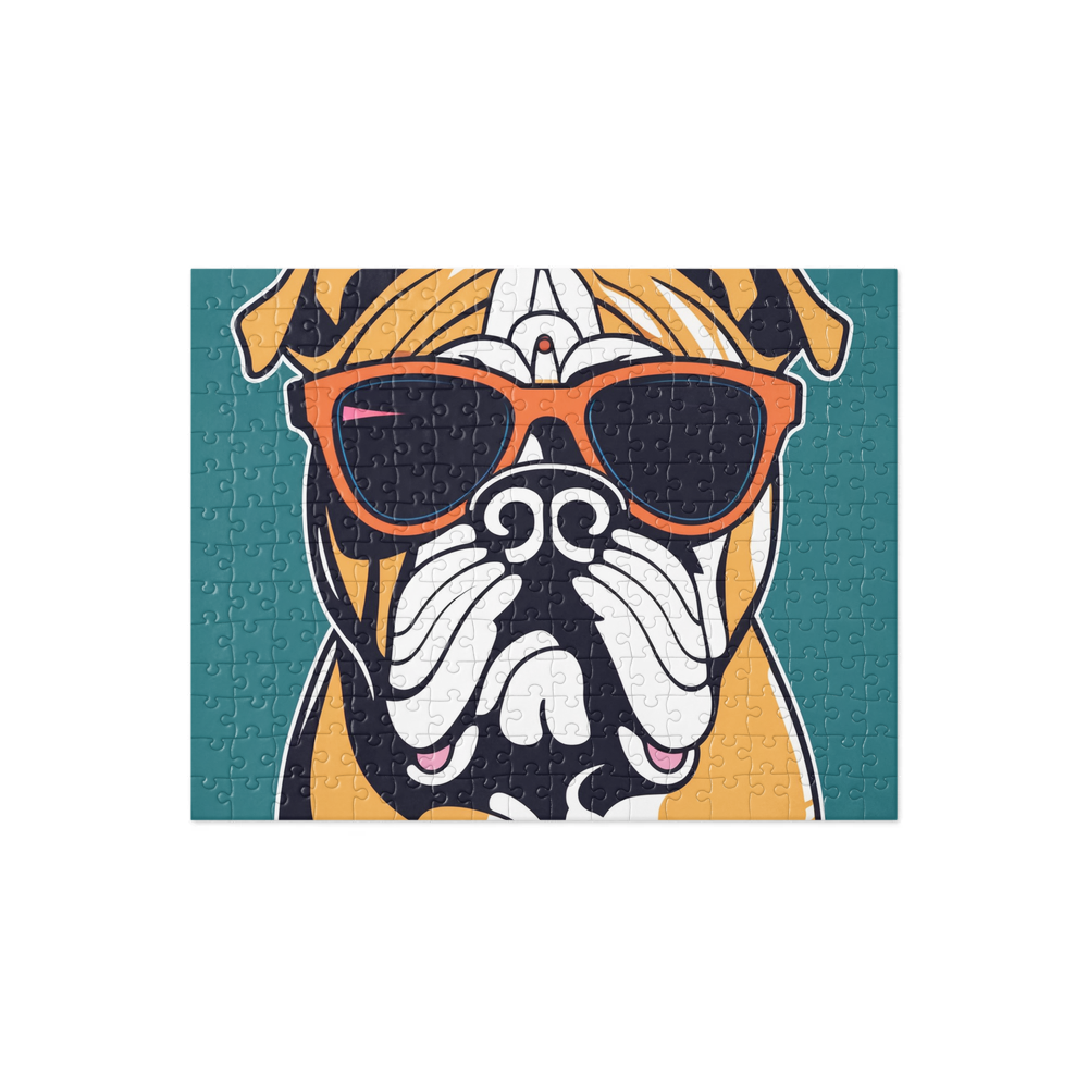 PugMug Custom Bulldog Jigsaw Puzzle