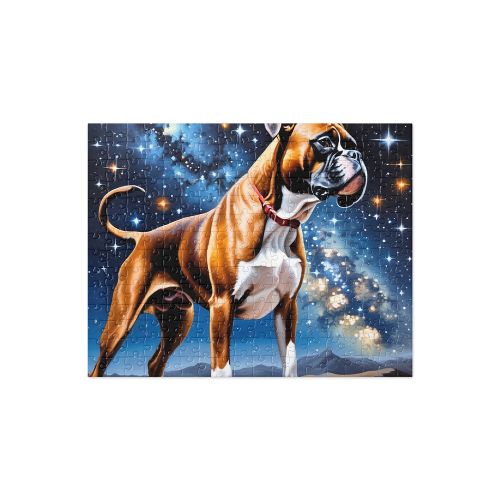 PugMug Custom Boxer Dog Jigsaw Puzzle
