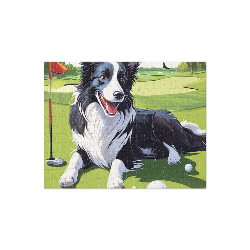 PugMug Custom Border Collie Jigsaw Puzzle