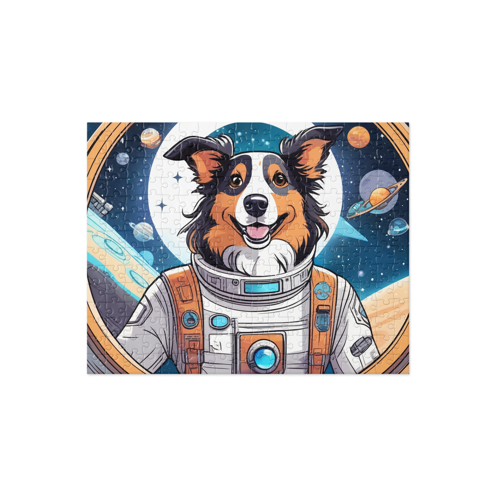 PugMug Custom Collie Jigsaw Puzzle