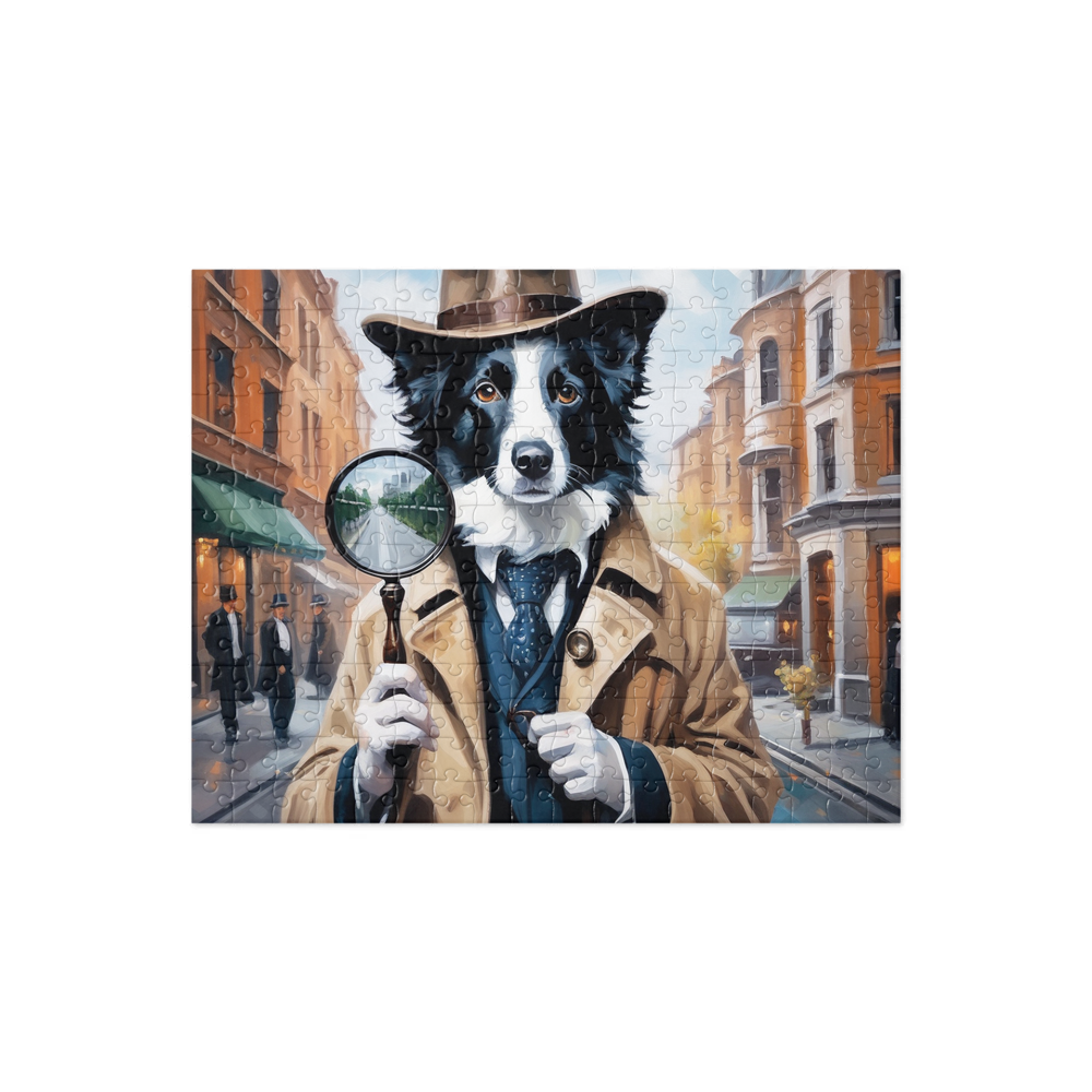 PugMug Custom Border Collie Jigsaw Puzzle